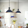 Hinkley Lark Simon 1 Light Matte Navy Pendant Lighting Affairs