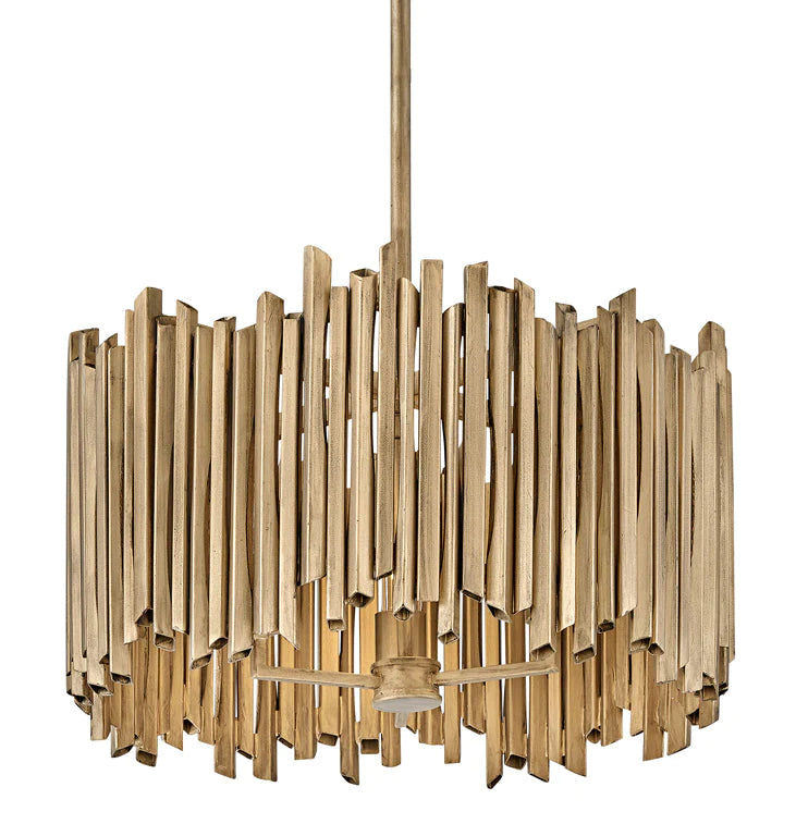 Hinkley Roca 3 Light Burnished Gold Pendant Lighting Affairs