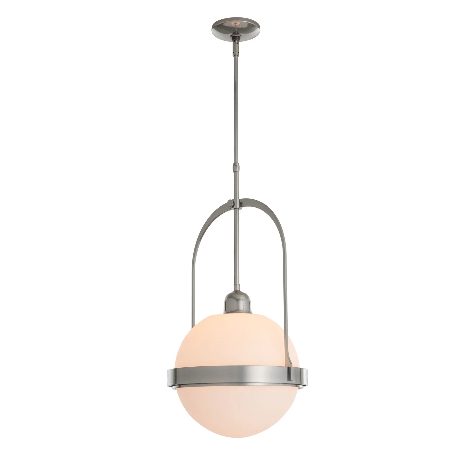 Hubbardton Forge Atlas Sterling Opal Glass Pendant Lighting Affairs