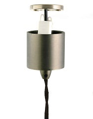 Parlour Round Glass Iron Pendant