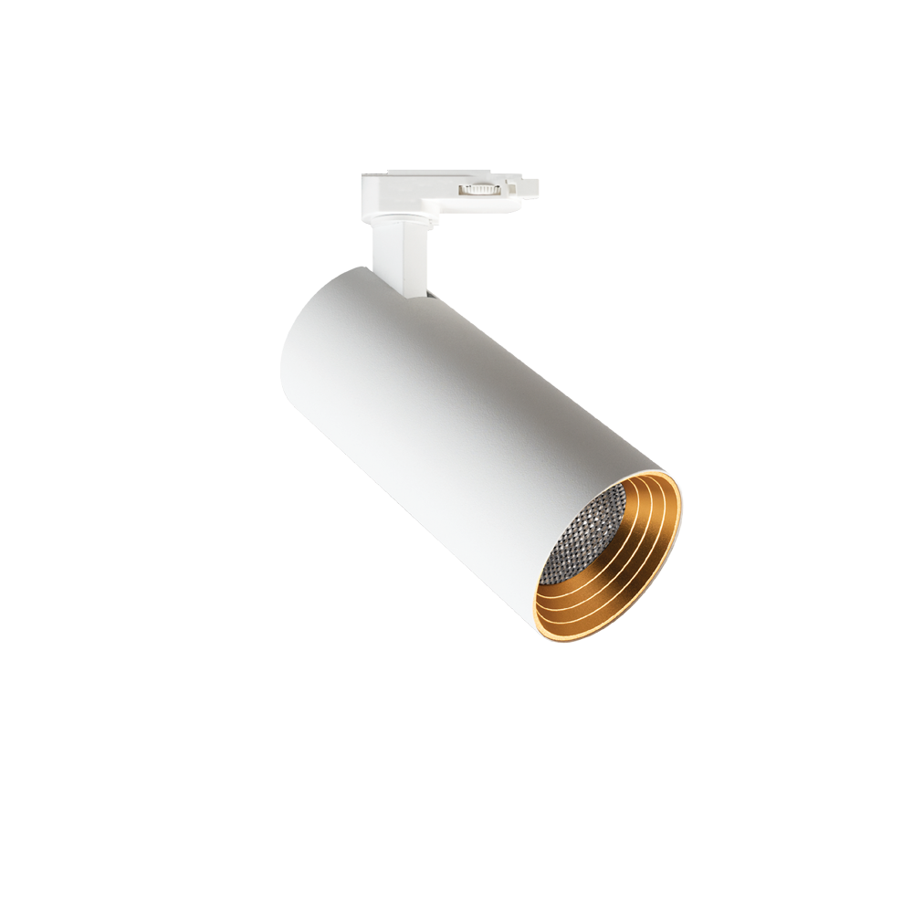 Kobe 15W White/Gold Trim Track Light