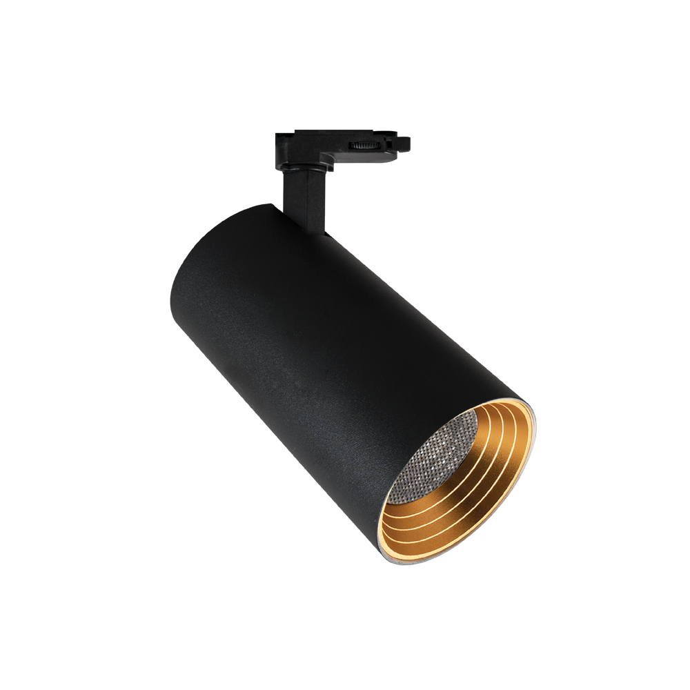Kobe 26W Black/Gold Trim Track Light
