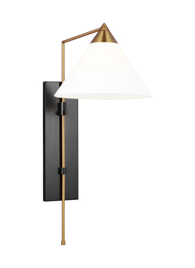 Kelly Wearstler Franklin 1 Light Burnished Brass Wall Sconce Lighting Affairs