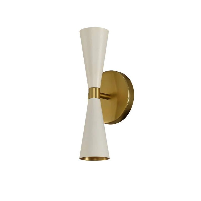 White metal 2024 wall light
