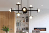 Kelly Wearstler Nodes 8 Light Black Pendant Lighting Affairs