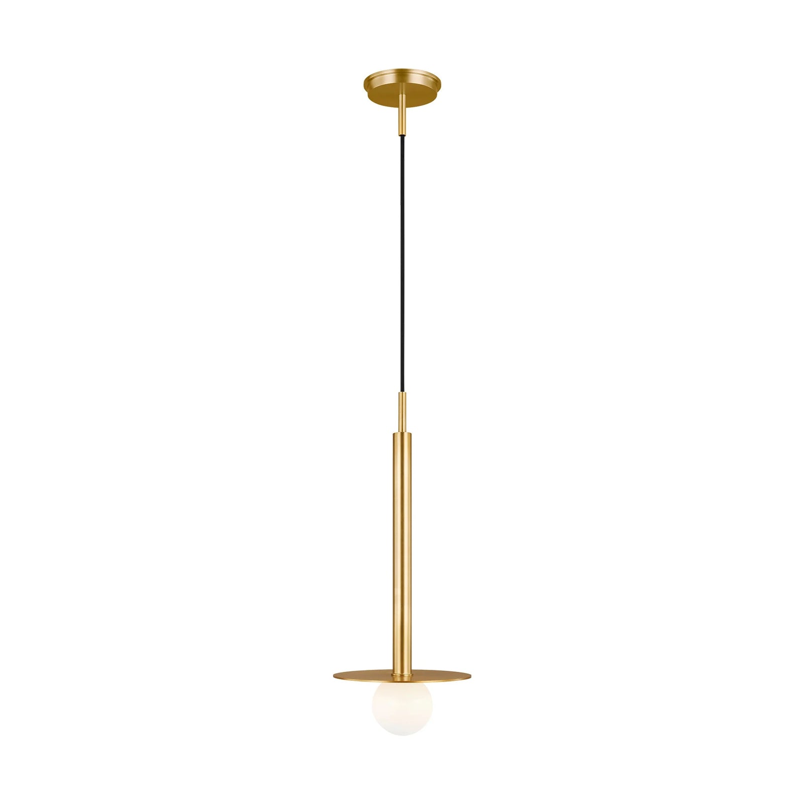 Kelly Wearstler Nodes Medium 1 Light Burnished Brass Pendant Lighting Affairs