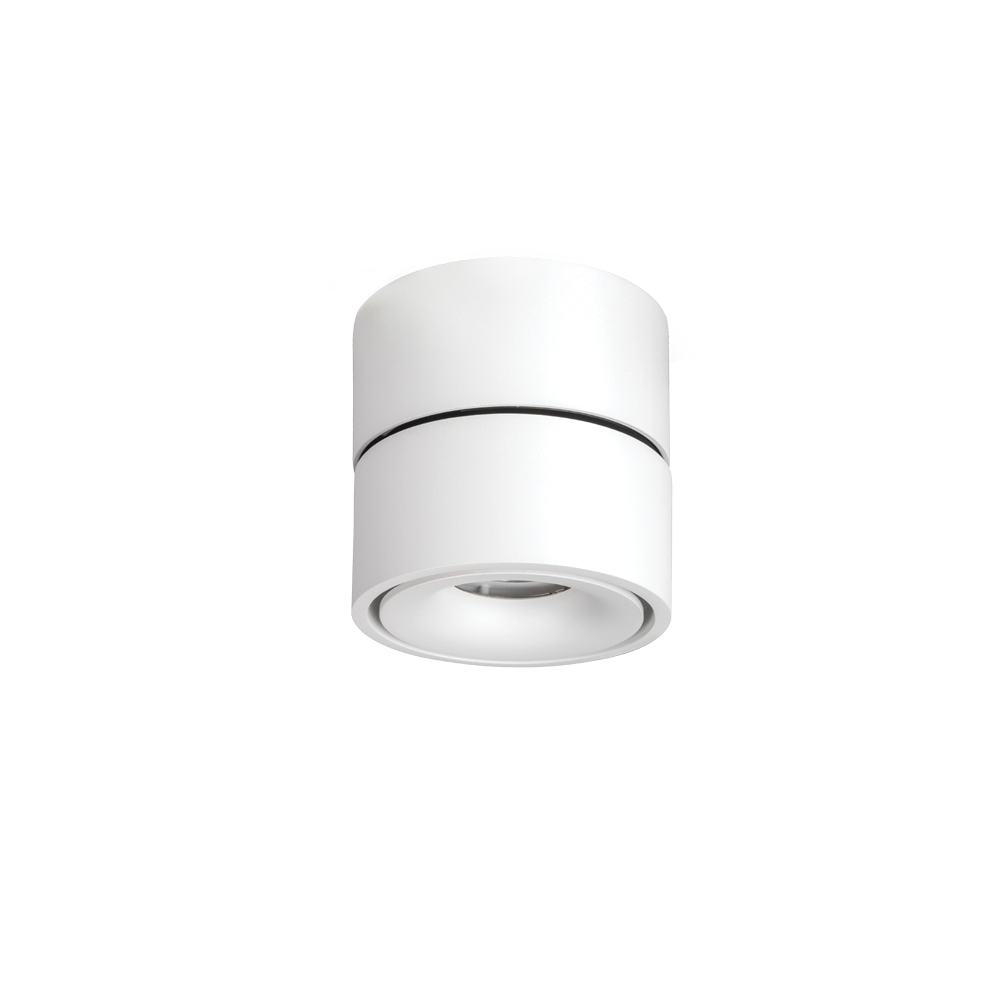 Kinetic Textured White Surface Mounted Downlight