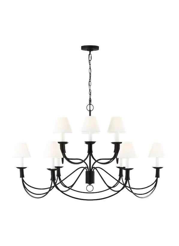 Ralph Lauren Sullivan 12 Light Aged Iron Pendant Lighting Affairs