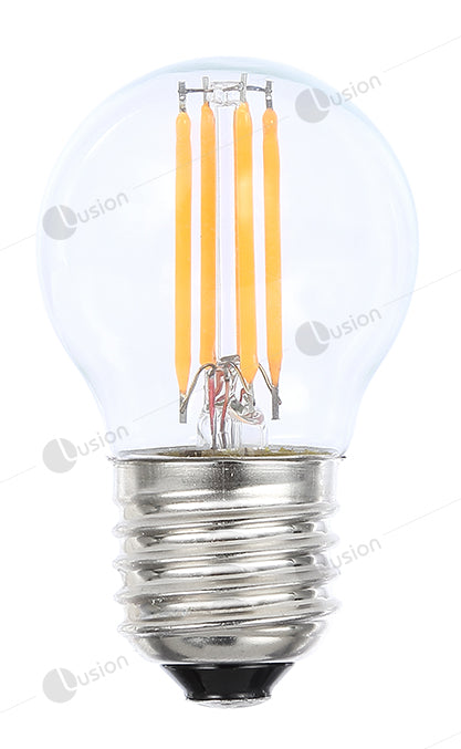Fancy Round 12V 4w 2700k LED Filament Full Glass Lamp