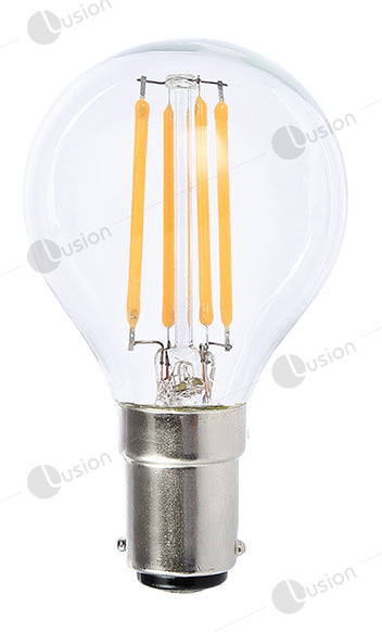 Filament Fancy Round SBC/B15 LED Dimmable Full Glass Lamp