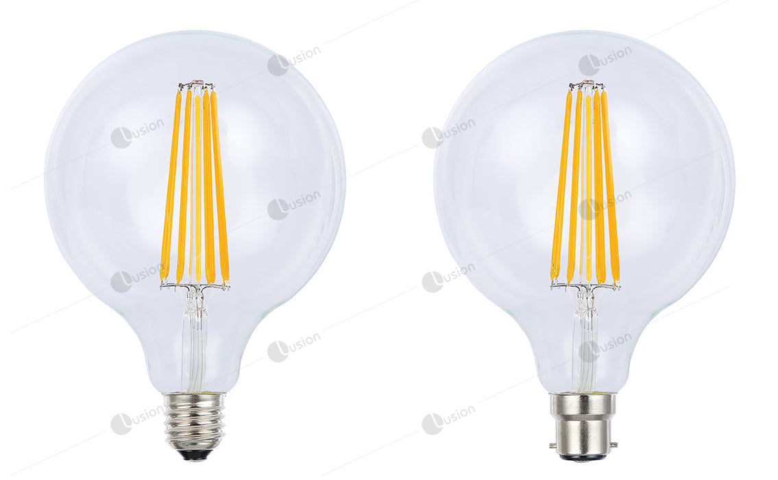 Filament Spherical LED G125 Dimmable Full Glass Lamp
