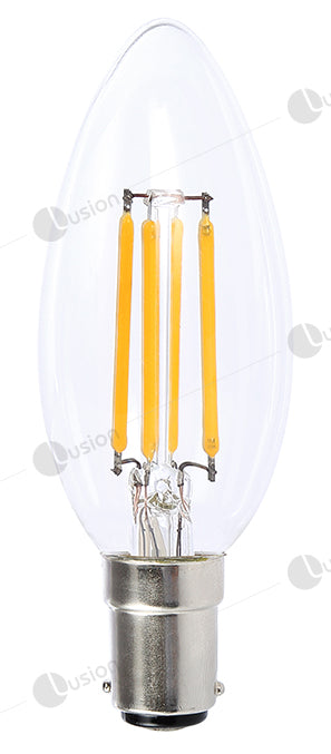 Filament Candle SBC/B15 LED Dimmable Full Glass Lamp