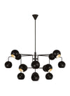 Christiane Lemieux Chaumont 16 Light Aged Iron Extra Large Chandelier Lighting Affairs