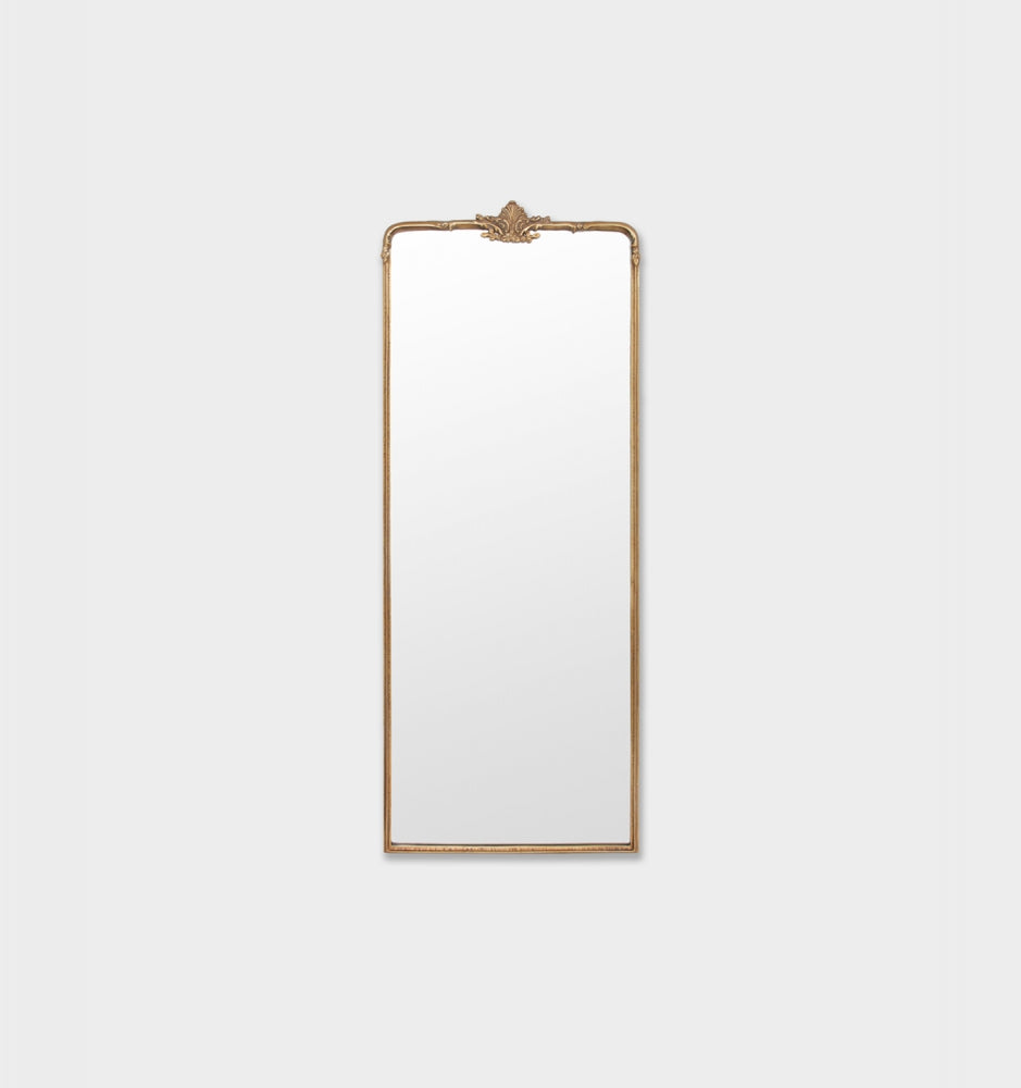 Lorraine Antique Brass Mirror 70 x 180cm