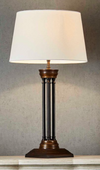 Mackenzie Bronze Pillar Table Lamp