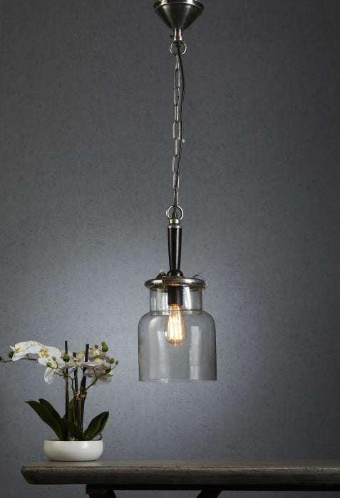 Maine Hanging Lamp in Silver