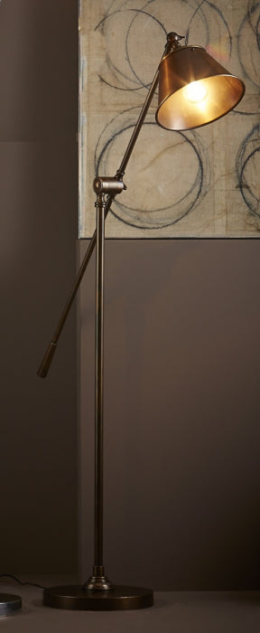 Maise Flooe Lamp Antique Brass