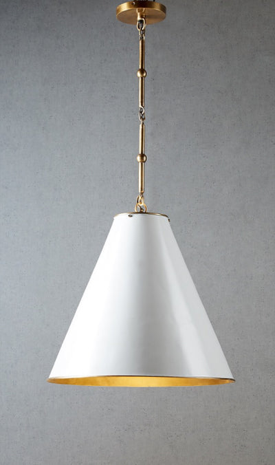 Marlo Hanging Lamp with Brass Lining