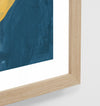 Mediterranean Alfresco Blue Oyster Framed Print