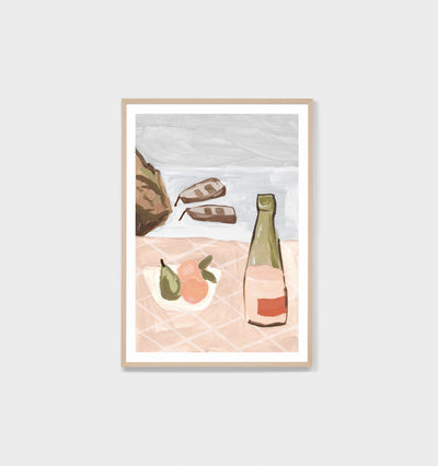 Mediterranean Alfresco Dusk Print