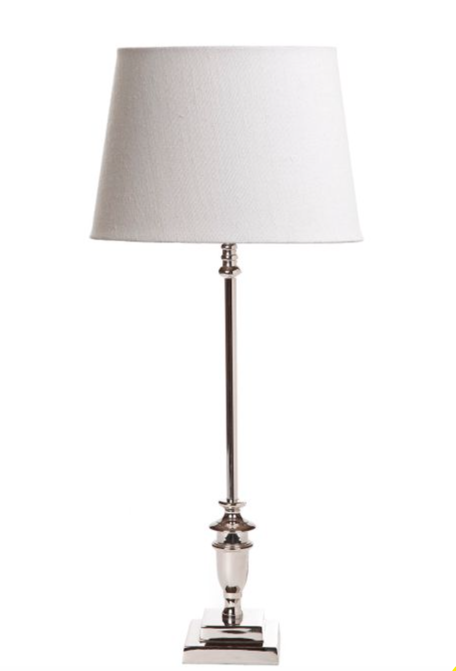Miller Shiny Nickel Table Lamp