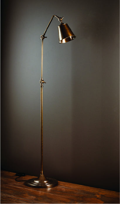 Miranda Floor Lamp Antique Brass