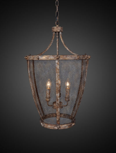 Rustic Monk Hanging Lamp