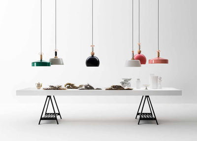 Bon Ton Celestino Pink/Natural Brass Pendant
