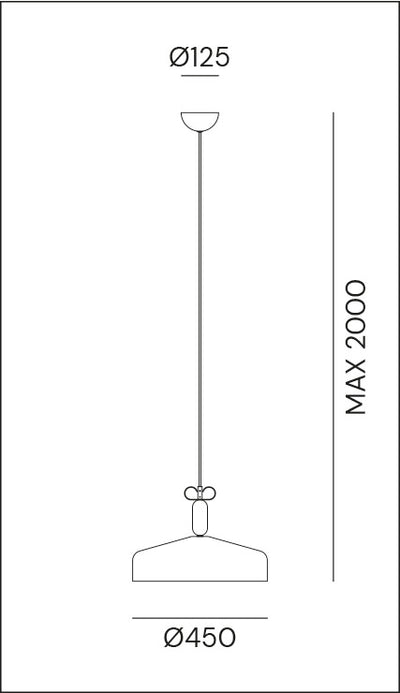 Bon Ton Celestino Pink/Natural Brass Pendant