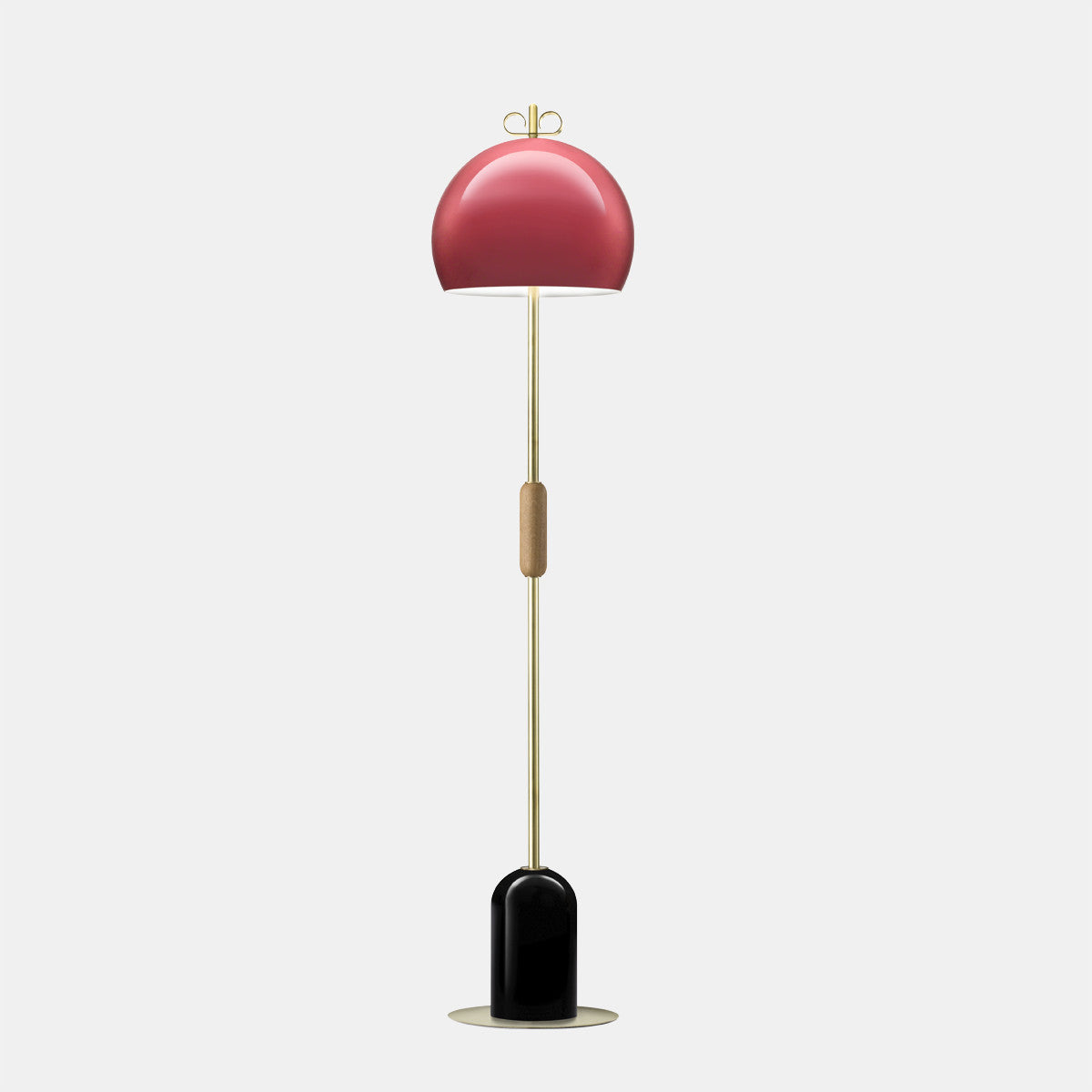 Bon Bon Antique Pink/Brass Floor Lamp