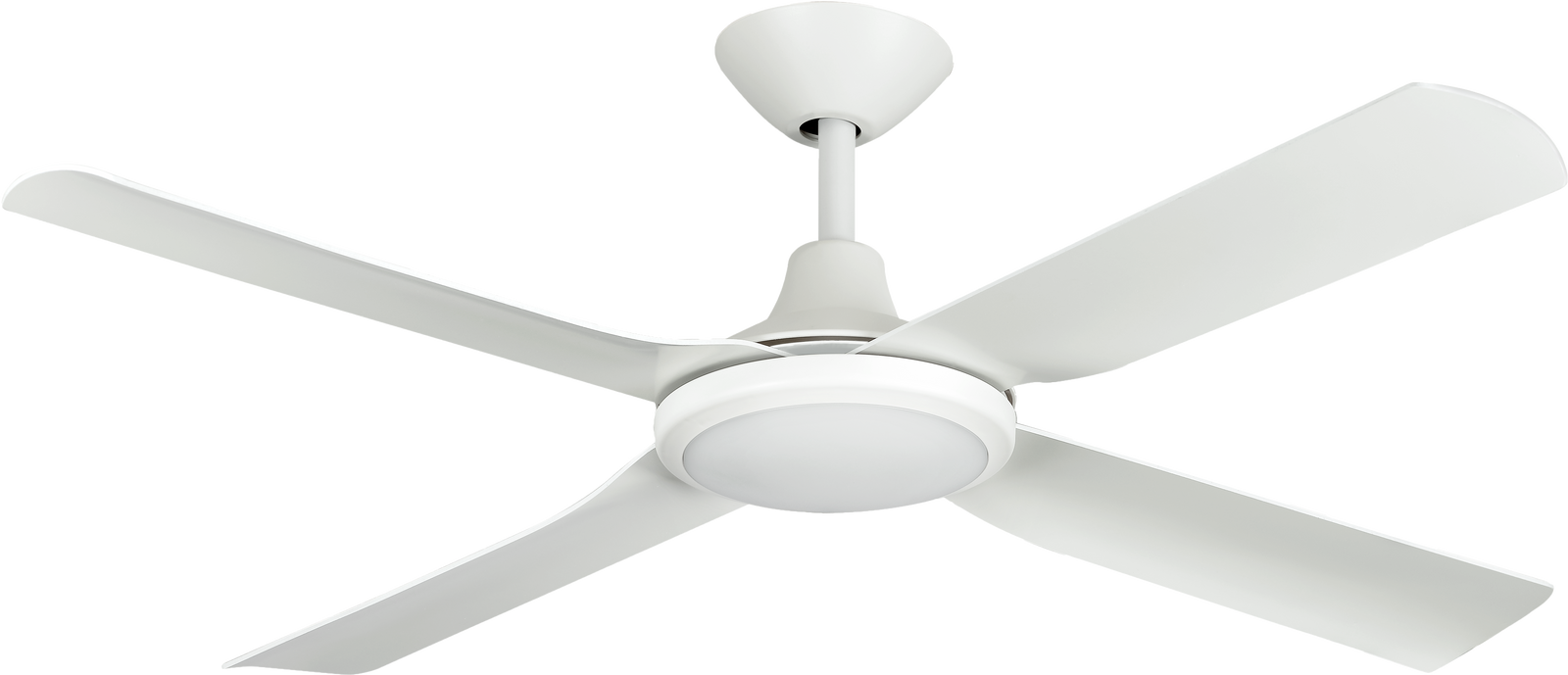 Next Creation White with Light Ceiling Fan