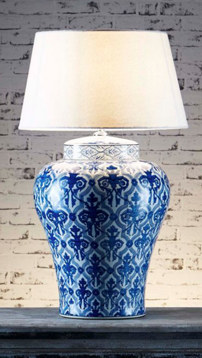 Nottingham Blue Table Lamp