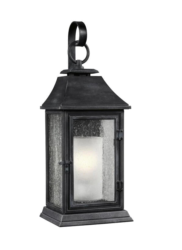 Sean Lavin Shepherd 1 Light Dark Weathered Zinc Outdoor Lantern Lighting Affairs