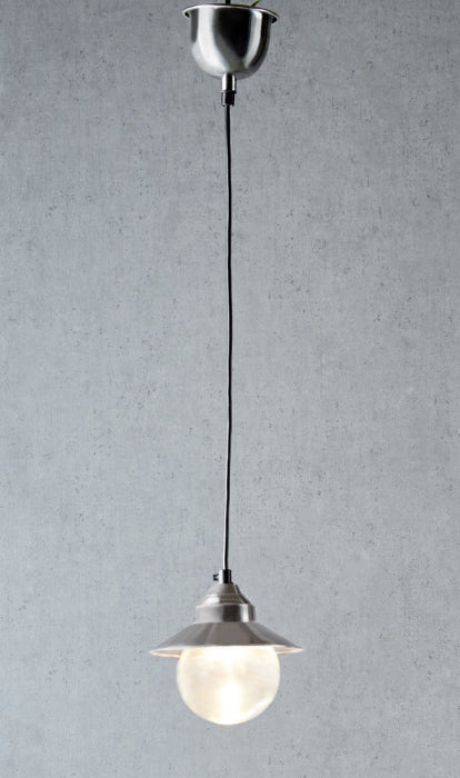 Kingston Hanging Lamp in Antique Silver