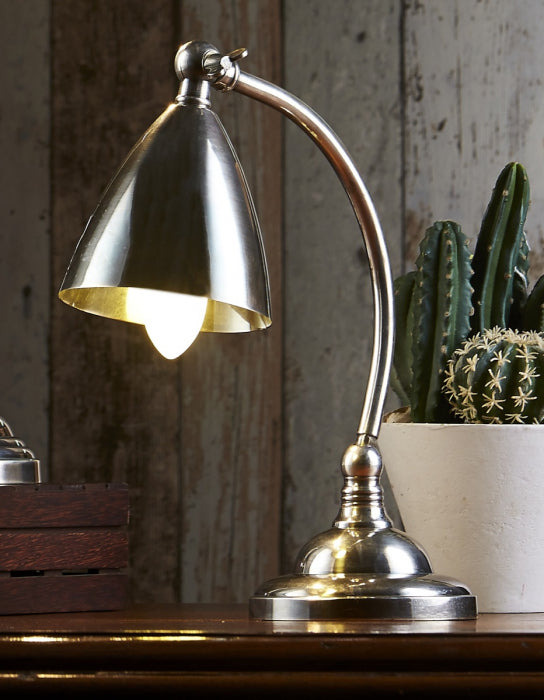 Olsen Antique Silver Table Lamp