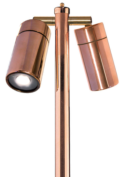 Grevillea LED GR2 Polished Copper Double Bollard
