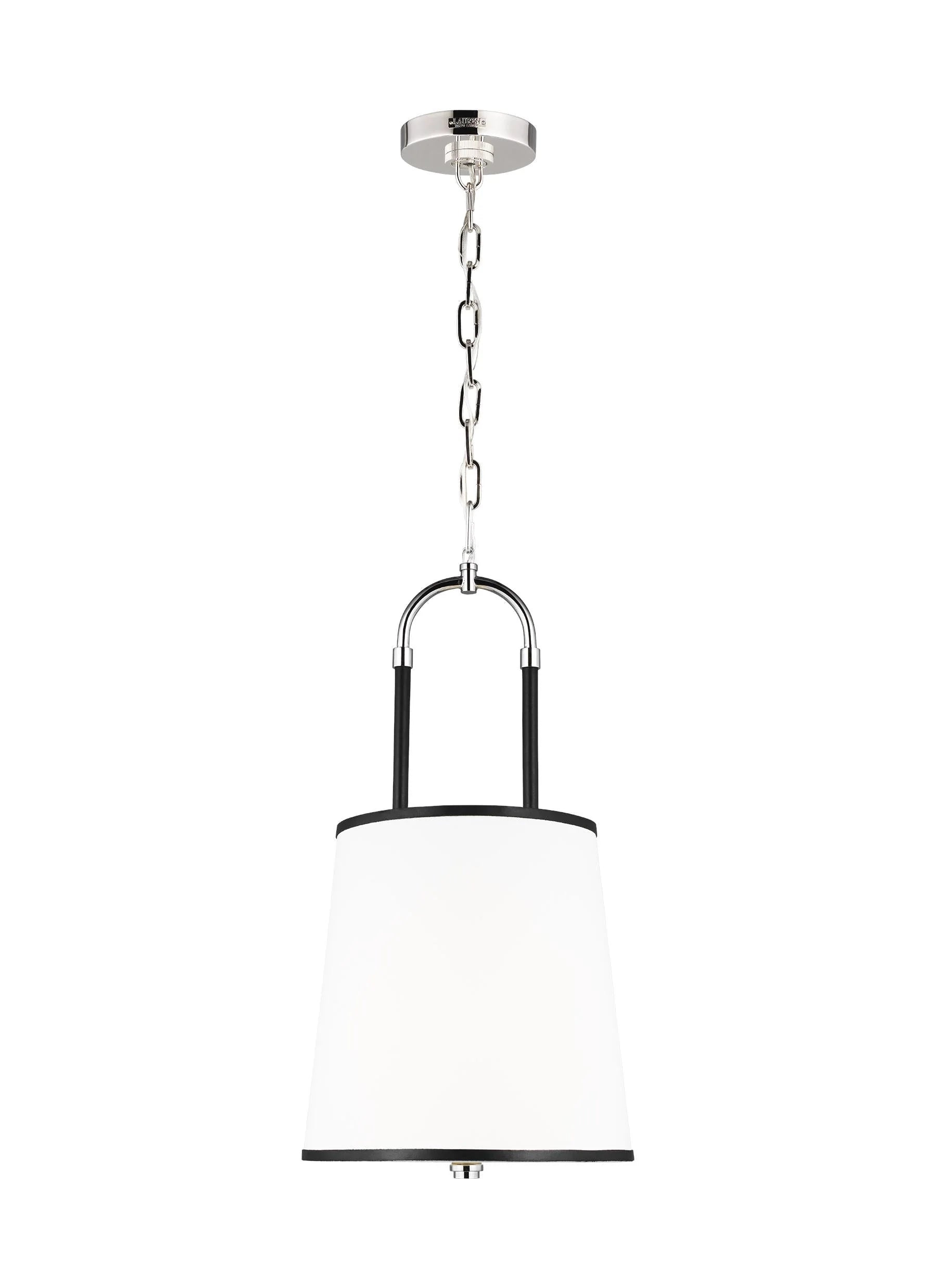 Ralph Lauren Katie 1 Light Medium Polished Nickel Pendant Lighting Affairs