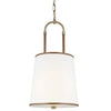 Ralph Lauren Katie 1 Light Time Worn Brass Pendant Lighting Affairs