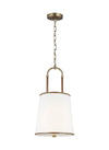 Ralph Lauren Katie 1 Light Time Worn Brass Pendant Lighting Affairs