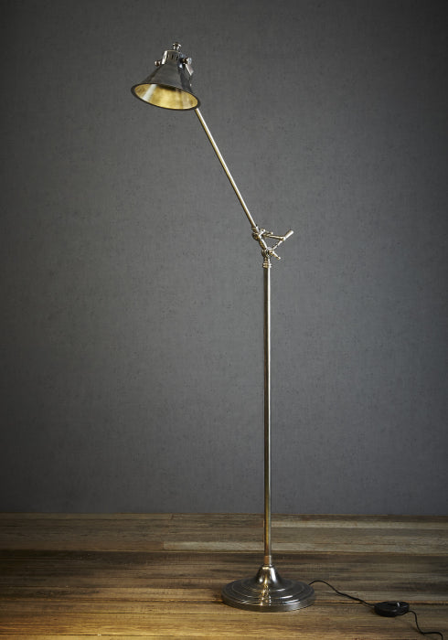 Ranger Floor Lamp Antique Silver