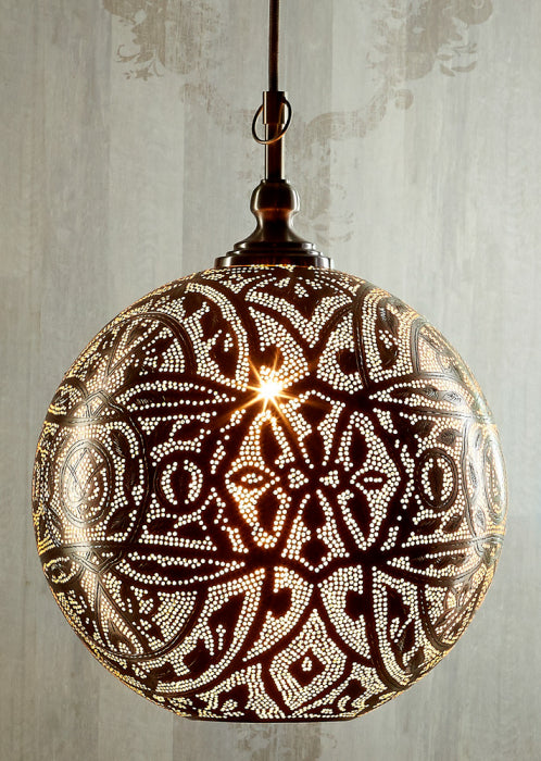 Rosemary Ball Ceiling Lamp 30cm Silver