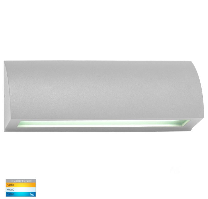 Taso 10w Silver TRI Colour LED Step Light