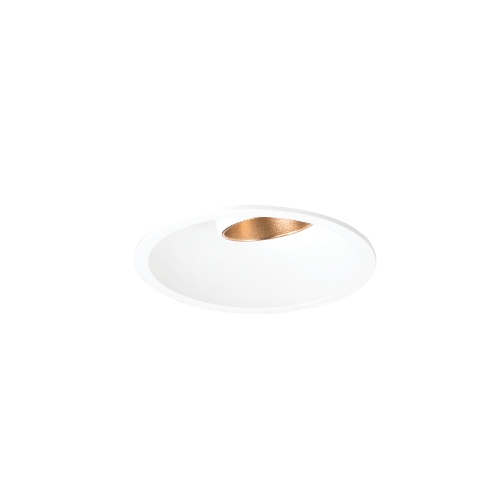 Shift In Textured White/Gold 2700K Downlight