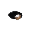 Shift Out Textured Black/Gold 2700K Downlight