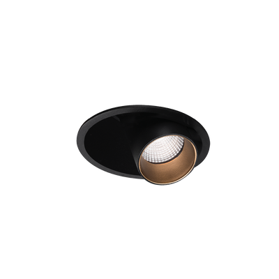 Shift Out Textured Black/Gold 3000K Downlight