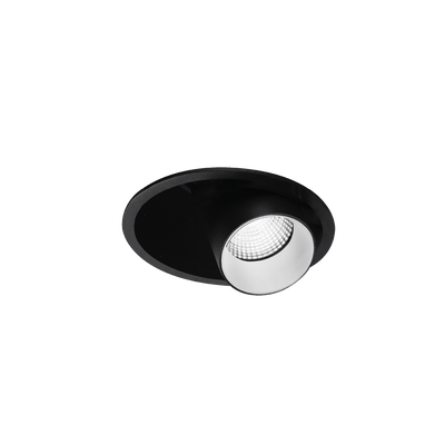 Shift Out Textured Black/White 2700K Downlight