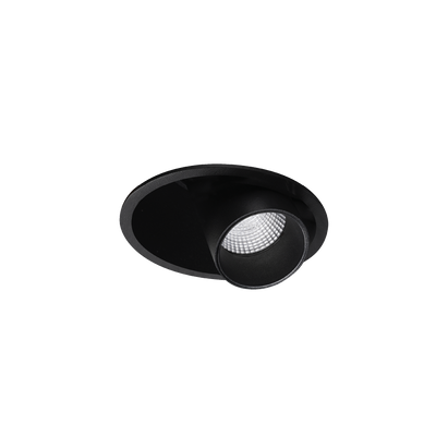 Shift Out Textured Black 3000K Downlight