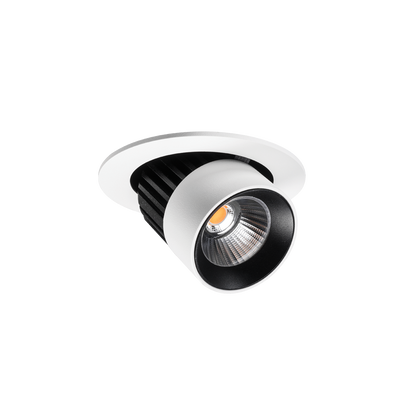 Switch 110mm Textured White/Black 3000K Downlight