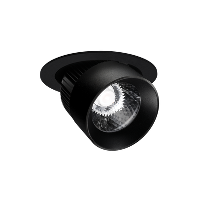 Switch 140mm Textured Black 3000K Downlight