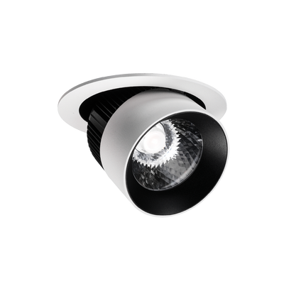 Switch 140mm Textured White/Black 3000K Downlight